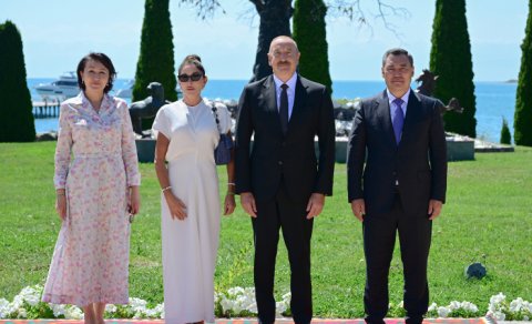 Prezident və birinci xanımın şərəfinə dövlət ziyafəti verildi