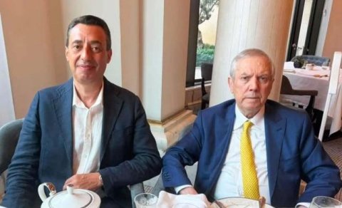 "Turan Tovuz"un prezidenti Bakıda Aziz Yıldırımla görüşüb