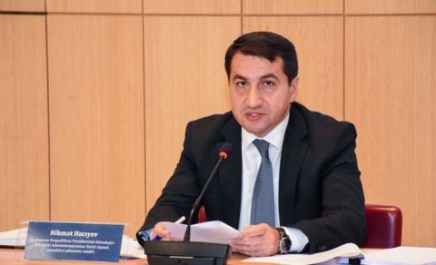 Hikmət Hacıyev: Ermənistan Konstitusiyasından ərazi iddiaları çıxarılsa, sülh sazişi üçün problem qalmır