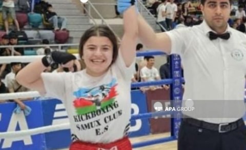 Kürdə batan qız Azərbaycan çempionu imiş