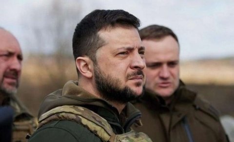 Zelenski azərbaycanlı hərbçiləri təltif etdi