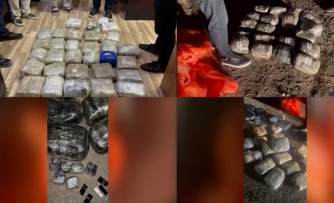 BNMİ 116 kq narkotik vasitə və 9500 ədəd narkotik tərkibli həbi dövriyyədən çıxardı - VİDEO