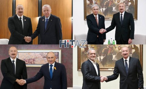 Bişkek sammiti - Prezident mühüm görüşlər keçirir
