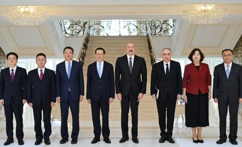 İlham Əliyev Çinin Baş prokurorunu qəbul etdi - FOTO