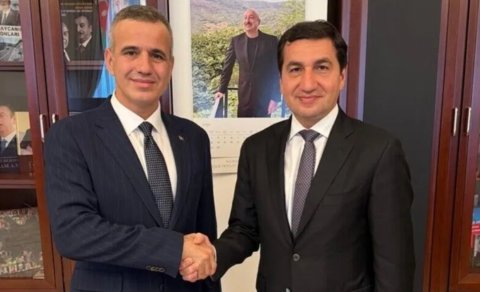 Hikmət Hacıyev Türkiyə Prezident Administrasiyasının Kommunikasiya İdarəsinin sədr müavinini qəbul edib