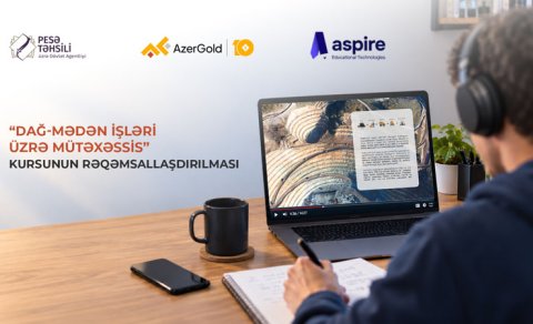 "AzerGold" dağ-mədən sahəsində peşə təhsilinin rəqəmsallaşdırılmasına dəstək göstərəcək