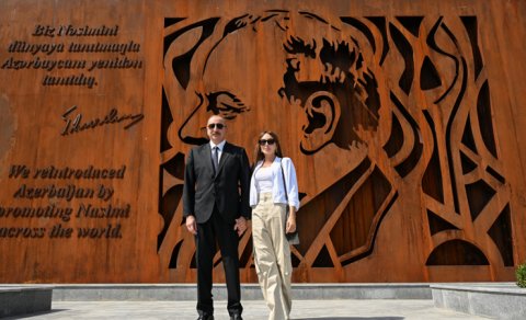 İlham Əliyev və birinci xanım "Nəsimi Bağları"nda - YENİLƏNİB
