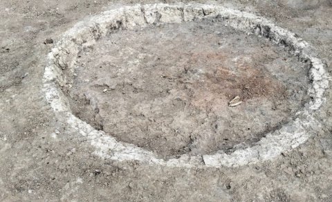 Xudutəpə qədim yaşayış məskənində gil ocaq qurğuları aşkar edildi