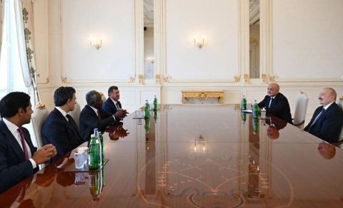 İlham Əliyev "Global Infrastructure Partners" şirkətinin rəhbərini qəbul etdi - FOTO