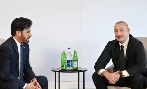 İlham Əliyev Beynəlxalq Avtomobil Federasiyasının prezidenti ilə görüşdü - FOTO
