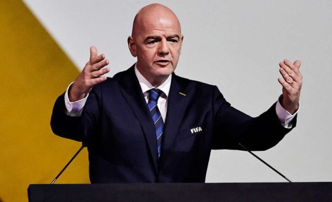 FIFA prezidenti Canni İnfantino Azərbaycana gəldi