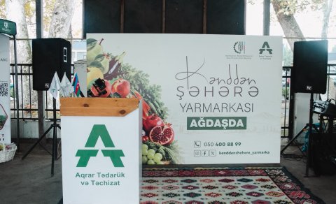 Ağdaşda &ldquo;Kənddən Şəhərə&rdquo; yarmarkası təşkil olunub