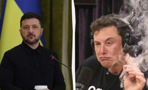 Mask Zelenskini istefaya çağırdı: "Bu qırğın belə davam edir"