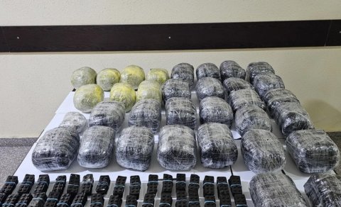 İrandan Azərbaycana 35 kiloqram narkotikin keçirilməsinin qarşısı alınıb