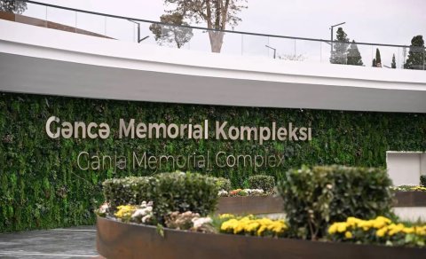Gəncə Memorial Kompleksi Mədəniyyət Nazirliyinin tabeliyinə verildi