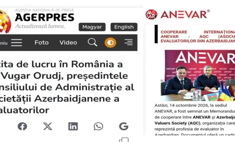 Rumıniyanın dövlət xəbər agentliyi AQC sədrinin səfərinə diqqət ayırıb
