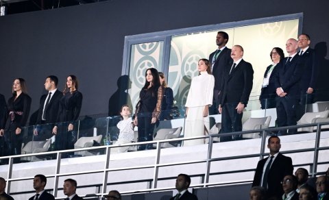 Prezident və birinci xanım dünya çempionatının və festivalının açılış mərasimini izlədi -YENİLƏNİB