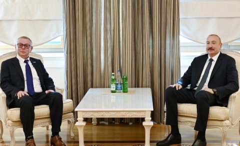 Prezident BMT-nin Terrorçuluqla Mübarizə İdarəsinin nümayəndəsi Aleksandr Zuyevi qəbul etdi