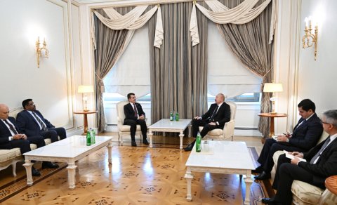 İlham Əliyev ICESCO-nun Baş direktorunu qəbul etdi - FOTO