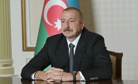 İlham Əliyev Bakıda keçirilən beynəlxalq görüşün iştirakçılarına müraciət ünvanladı