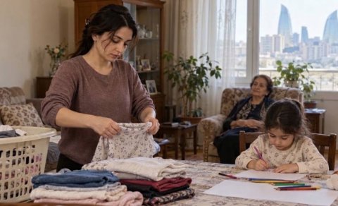 Azərbaycanda yarım milyondan çox qadın ailə qayğılarına görə işləmir
