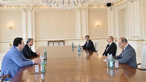 İlham Əliyev federasiya prezidentini qəbul etdi