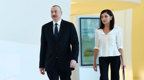Prezident və birinci xanım Tərtərə səfər edib - YENİLƏNİB