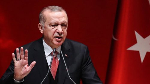 Ərdoğan: “Qarabağ məsələsində haqq yerini tapdı”