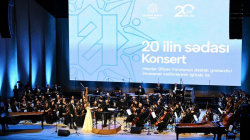 Heydər Əliyev Fondunun 20 illiyinə həsr olunan konsert keçirilib - FOTO