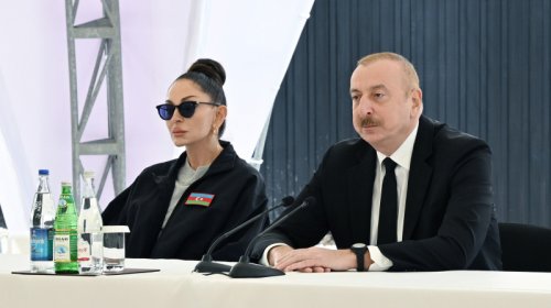 Prezident və birinci xanım Zəngilan məscidinin açılışında iştirak etdi - FOTO/YENİLƏNİB