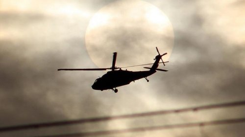 Gürcüstanda hərbi helikopter qəzaya düşdü - Ölən var