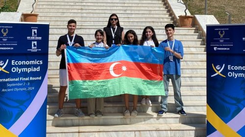 Azərbaycanlı şagird Yunanıstanda Beynəlxalq İqtisadiyyat Müsabiqəsində gümüş medal qazandı
