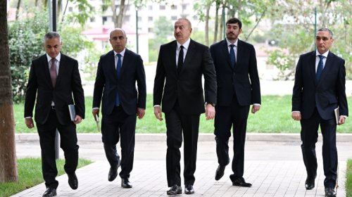 Prezident Qarabağ Universitetinin açılışında - YENİLƏNİB