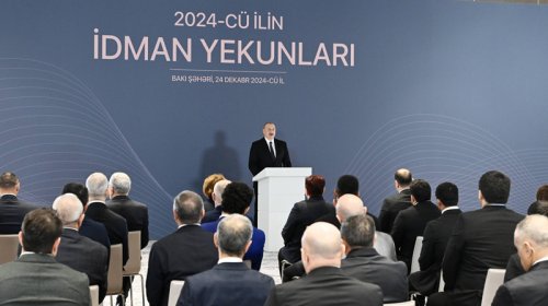 Prezident 2024-cü ilin idman yekunlarına həsr olunan mərasimdə iştirak etdi - YENİLƏNİB