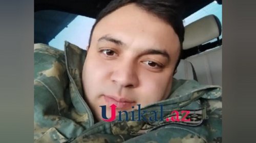 Hərbçimiz vəfat etdi - FOTOLAR