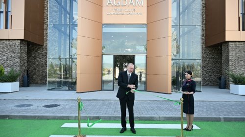 Prezident Ağdamda açılışlar etdi -YENİIƏNİR
