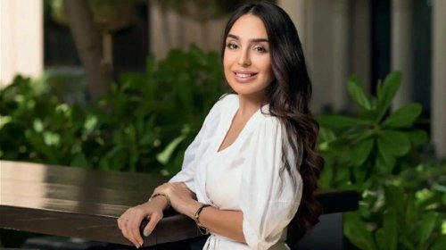 Leyla Əliyevadan Romada Nizami Gəncəvinin heykəli yerləşən parkdan paylaşım