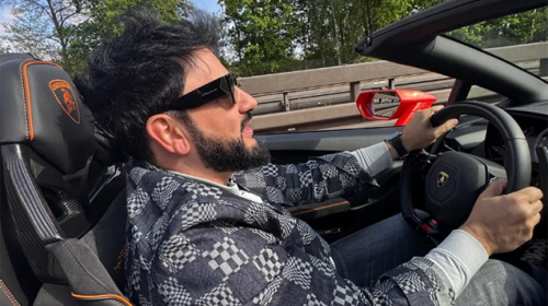 Xalq artisti “Lamborghini”ni 300 km/saat sürətlə sürdü - VİDEO