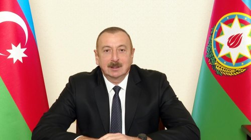 Prezident İslamofobiya ilə bağlı konfransın iştirakçılarına müraciət ünvanladı