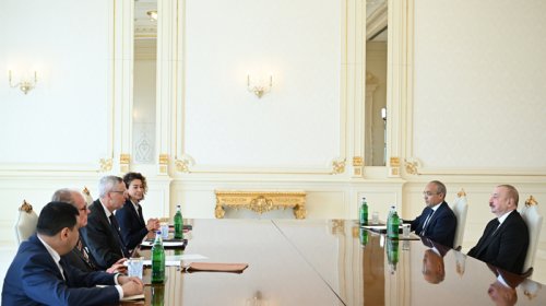Prezident Alman İqtisadiyyatının Şərq Komitəsinin sədrini qəbul etdi - FOTO