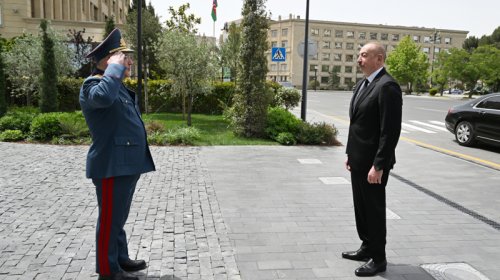 Prezident DGK-nin yeni inzibati binasının açılışında iştirak etdi - FOTO