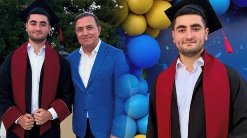 Mənsum İbrahimovun oğlu məzun oldu - FOTO