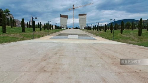Xankəndidə inşa edilən Zəfər Tağının hündürlüyü 44 metr olacaq