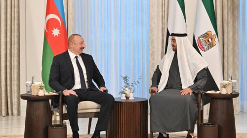 Azərbaycan BƏƏ Prezidentlərinin görüşü oldu - YENİLƏNİB
