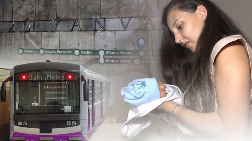 Metroda doğulan körpənin anası danışdı - VİDEO