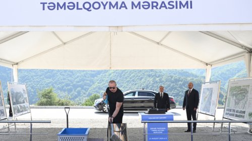Prezident və birinci xanım Kəlbəcərlə Ağdərəyə səfər etdi- YENİLƏNİB