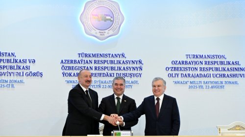 Türkmənistan, Azərbaycan və Özbəkistan arasında yüksəksəviyyəli görüş keçirildi- YENİLƏNİB