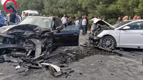 Tərtərdə yol qəzası - 3 nəfər yaralandı