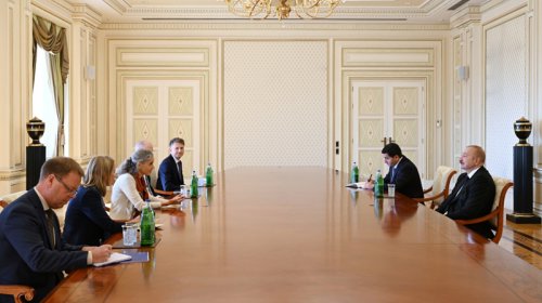 Prezident Avropa İttifaqının Cənubi Qafqaz üzrə xüsusi nümayəndəsini qəbul etdi - FOTO

