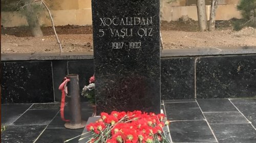 Şəhidlər xiyabanında dəfn olunan beş yaşlı naməlum uşağın qalıqları ekshumasiya edildi